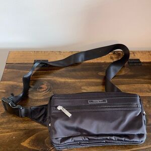 Hedgren Inner City Black Fanny Pack Bag NWT